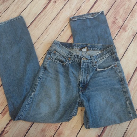 Lucky Brand Women's 181 Boot Leg Classic Fit Denim Jeans, Sz 30x30 Destroyed. - Picture 1 of 7